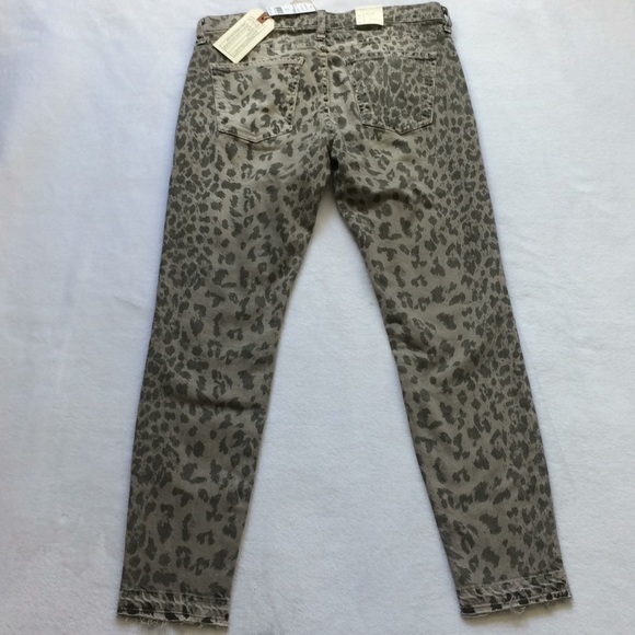 Current Elliot grey leopard skinny jeans Sz 28 - Picture 4 of 8